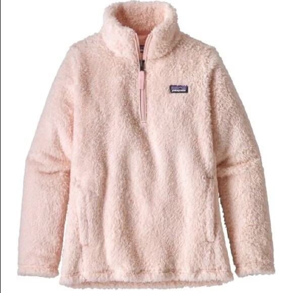 Patagonia peach Los Gatos sweater half zip pullover fuzzy jacket size medium‎ - Picture 1 of 6